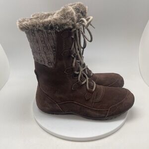 The North Face Boots Womens 9.5 Nuptse Purna II Brown Mid-Calf Winter NF0A32Y